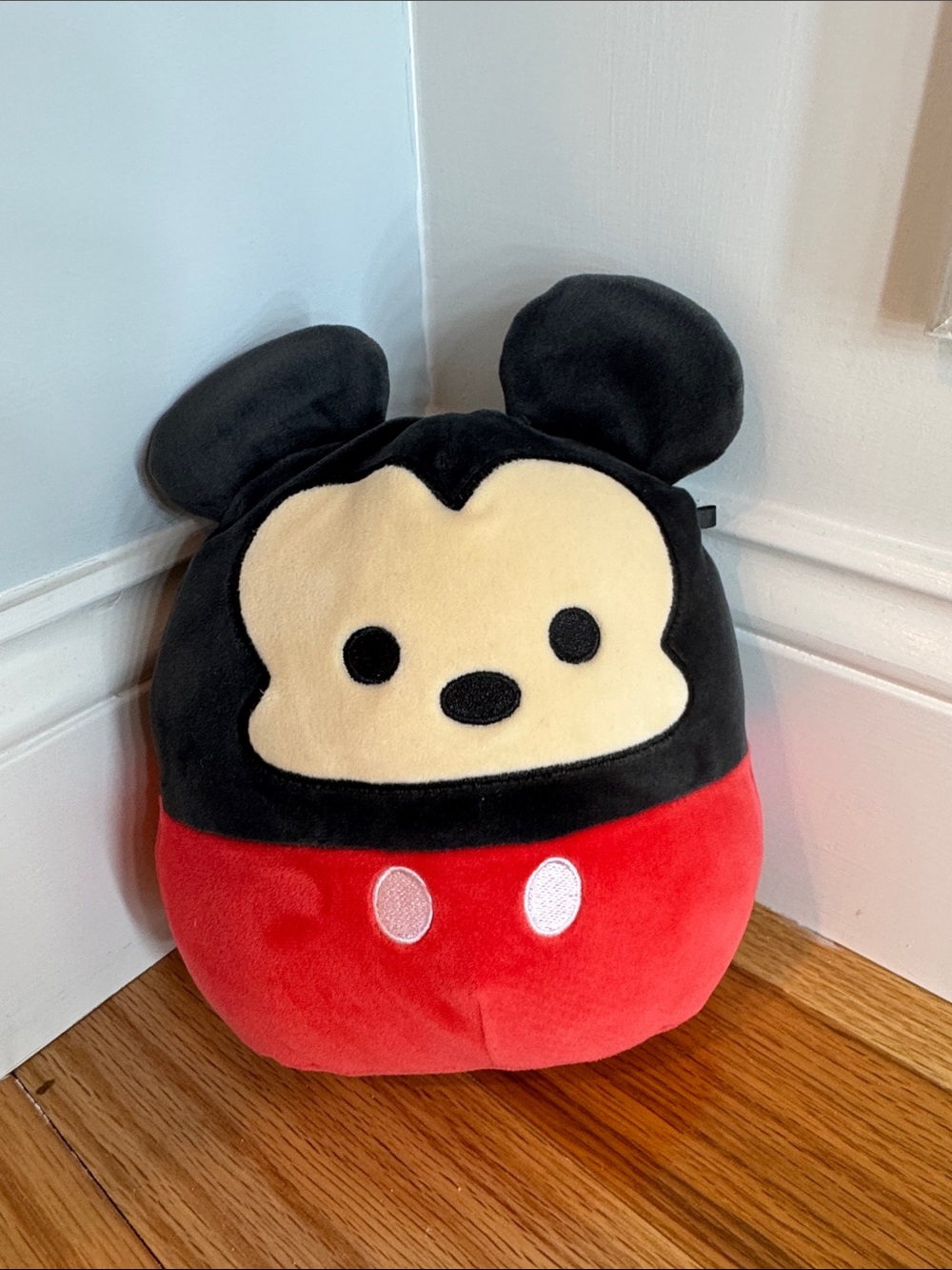 Disney Plush Mickey Ear Backpack - Black & Red